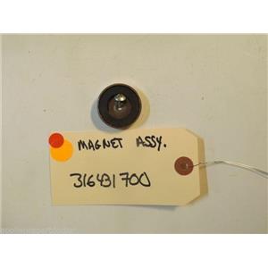 FRIGIDAIRE STOVE 316431700 Magnet Assembly,mini Oven   used