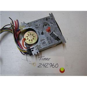 KITCHEN AID DISHWASHER 242960 TIMER 115 V 60 HZ USED PART ASSEMBLY