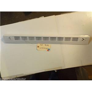 GE STOVE WB7K400 Trim Top Door (wh) used