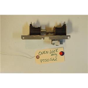 KITCHENAID STOVE 9750522   Oven Lock  USED PART