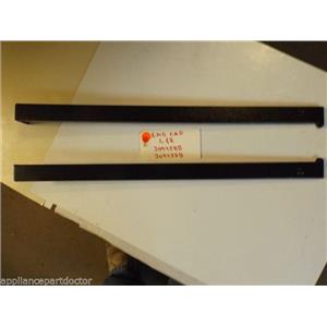 AMANA STOVE 309458B 309457B End Cap  LEFT & RIGHT  used part