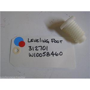 KENMORE STOVE 312701 W10058460  LEVELING FOOT USED PART