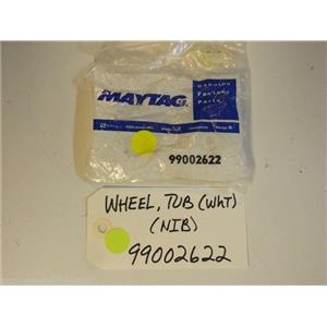 Maytag Amana Dishwasher  99002622  Wheel, Tub (Wht)  NEW IN BOX