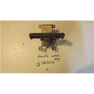 KITCHEN AID Dishwasher 4163243 Handle, Latch  USED PART