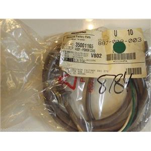 Maytag  Dryer  35001165  Assy power Cord  NEW IN BOX