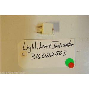 FRIGIDAIRE Stove 316022503 Light-lamp, Indicator, 250 V    USED PART
