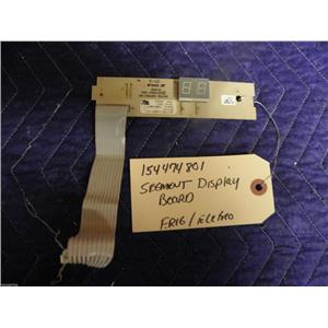 FRIDGIDAIRE ELECTROLUX DISHWASHER 154474801 SEGMENT DISPLAY BOARD USED PART F/S
