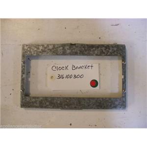 FRIGIDAIRE STOVE 316100300 Bracket-clock  USED PART