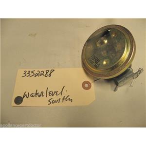 WHIRLPOOL KENMORE WASHER 3352288 WATER LEVEL SWITCH USED PART ASSEMBLY