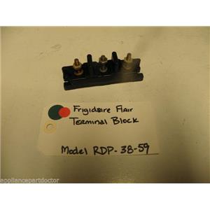 FRIGIDAIRE FLAIR TERMINAL BLOCK FRIGIDAIRE MODEL RDP 38-59