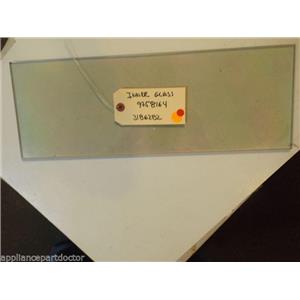 WHIRLPOOL STOVE 9758164 3186282 Glass, Inner  USED PART