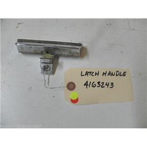 KITCHEN AID DISHWASHER 4163243 LATCH HANDLE USED PART ASSEMBLY