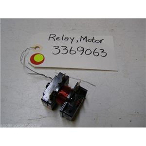 WHIRLPOOL DISHWASHER 3369063 RELAY USED PART ASSEMBLY
