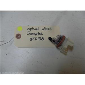 WHIRLPOOL DISHWASHER 356138 OPTICAL WATER INDICATOR USED PART ASSEMBLY