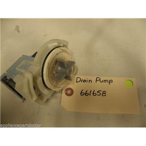 KENMORE DISHWASHER 661658 DRAIN PUMP USED PART ASSEMBLY