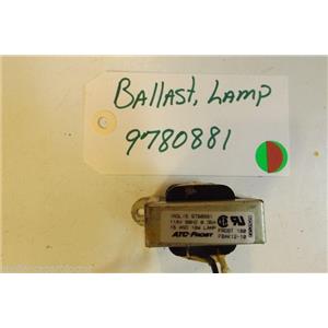 KITCHENAID STOVE 9780881 Ballast, Lamp  USED PART