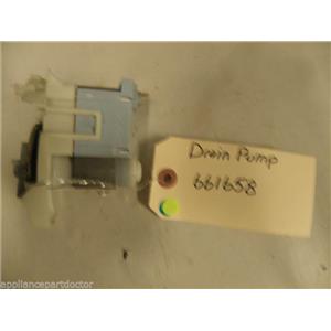 KENMORE DISHWASHER 661658 DRAIN PUMP USED PART ASSEMBLY