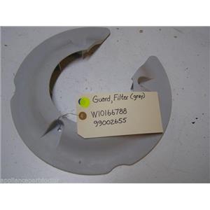 MAYTAG DISHWASHER W10166788 99002655 GRAY FILTER GUARD USED PART ASSEMBLY