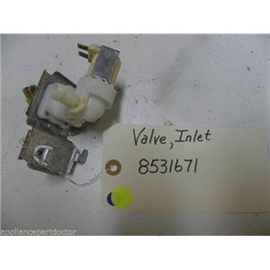 KENMORE DISHWASHER 8531671 INLET VALVE USED PART ASSEMBLY