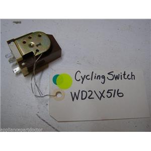 GE DISHWASHER WD21X516 CYCLING SWITCH USED PART ASSEMBLY