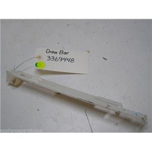 WHIRLPOOL DISHWASHER 3369448 DRAW BAR USED PART ASSEMBLY