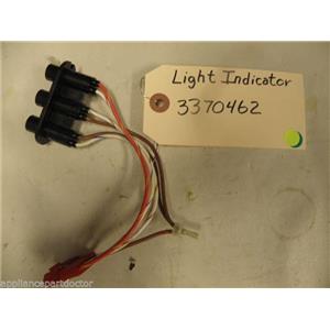 KENMORE DISHWASHER 3370462 LIGHT INDICATOR USED PART ASSEMBLY