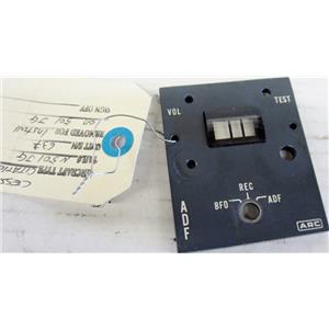 CESSNA C-846A FACEPLATE PANEL FOR AVIONICS, AVIATION AIRCRAFT AVIONICS AIRPLANE