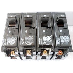 4pc/LOT - ITE SIEMENS [NO Md #] CIRCUIT BREAKER, BL TYPE, 20A 1POLE 120/240VAC,