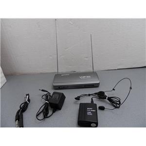 Gemini VHF500 Microphone Receiver W/VHF-30BP Transmitter  204.60MHz For Repair