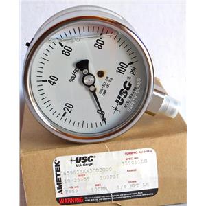 AMETEK / USG 659638AA3CD3G00 SOLFRUNT LIQUID FILLED PRESSURE GAUGE