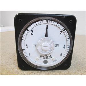 ITE A-C Megavars Meter  3G003 Variation Meter  NCR 3P-019  WO 83300969  **USED**