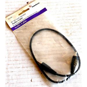 RADIOSHACK 18" SHIELDED AUDIO CABLE, FOR CONNECTING AUDIO COMPONENTS, PHONO PLUG