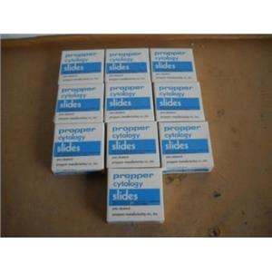 Propper 151135 Cytology Slides 10 Unopened Boxes Of 72 (720 Slides)