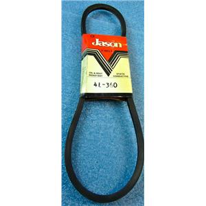 JASON 4L360 V-BELT, 36" OUTSIDE NOMINAL LENGTH, 1/2" TOP WIDTH, 4L, 5/16" THICK