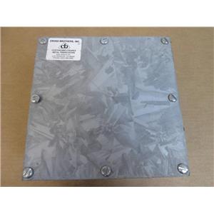 Cross Brothers CBN1-8x8x6-SC Galvanized Steel NEMA1 General Purpose Enclosure