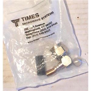 TIMES MICROWAVE SYSTEMS TC-240-NMH-RACA N MALE (PLUG) RT ANGLE FOR LMR-240 NEW