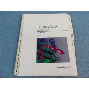 The Model 610A Data Analysis Program User Manual P/N 903257 Software Version 2.0