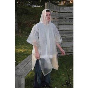 Lot of 15 Clear Vinyl Reusable Rain Ponchos Various Adult Sizes