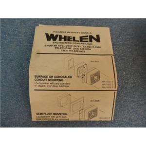 Whelen Cat. No. WA1052F Quadra-Tone Speaker W/Box And Installation Instructions