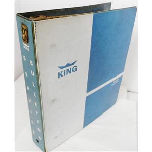 *LOT* KING INSTRUMENTS SERVICE BULLETINS, FULL BINDER, 1967 TO 1975, SCHEMATICS