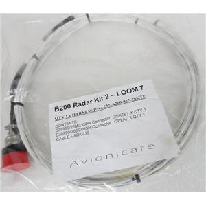 AVIONICARE WIRE HARNESS KIT FOR B200 RADAR KIT 2-LOOM 7, p/n 237-A200-027-2SKTE