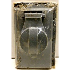 BWF TEDDICO FC-71V 1 SINGLE GANG WEATHERPROOF RECEPTACLE SWITCH COVER NEW