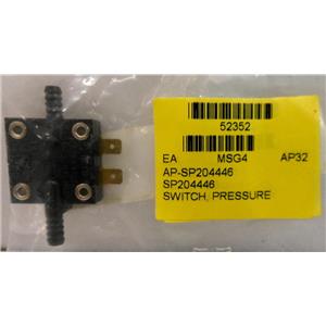 VIDEOJET 204446 DIFFERENTIAL PRESSURE SWITCH, FOR INKJET CODER PRINTER, OEM