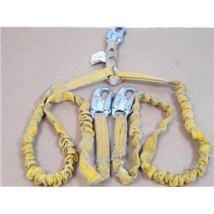 Miller T5121/6FTAF  Titan 6' Shock Absorbing Double Lanyard CSA Class B,E4