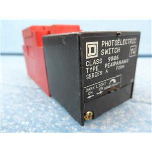 Square D PhotoElectric Switch Class 9006 Type PE4PANAWV