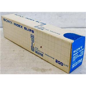 *BOX OF 200* SONY IP-3 INDEX SLIPS FOR SECUTIVE DICTATING MACHINE, TRANSCRIBING