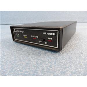 Cetec Vega Orator III Microphone TransmitterReceiver Frequency 169.505