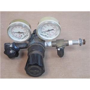 Air Products E12-B-N145A CGA High Pressure Gas Regulator Valve with Gauges