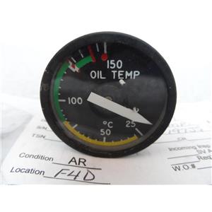 Jetstar P/N 163B15 Oil Temperature Indicator The Lewis Engineering Co. Cond. AR