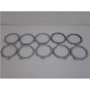 3" x 1/4" Screw-Tight Locking Ring Nut for Rigid Metal Conduit - Lot of 10